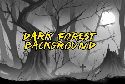 Dark forest background main cover image